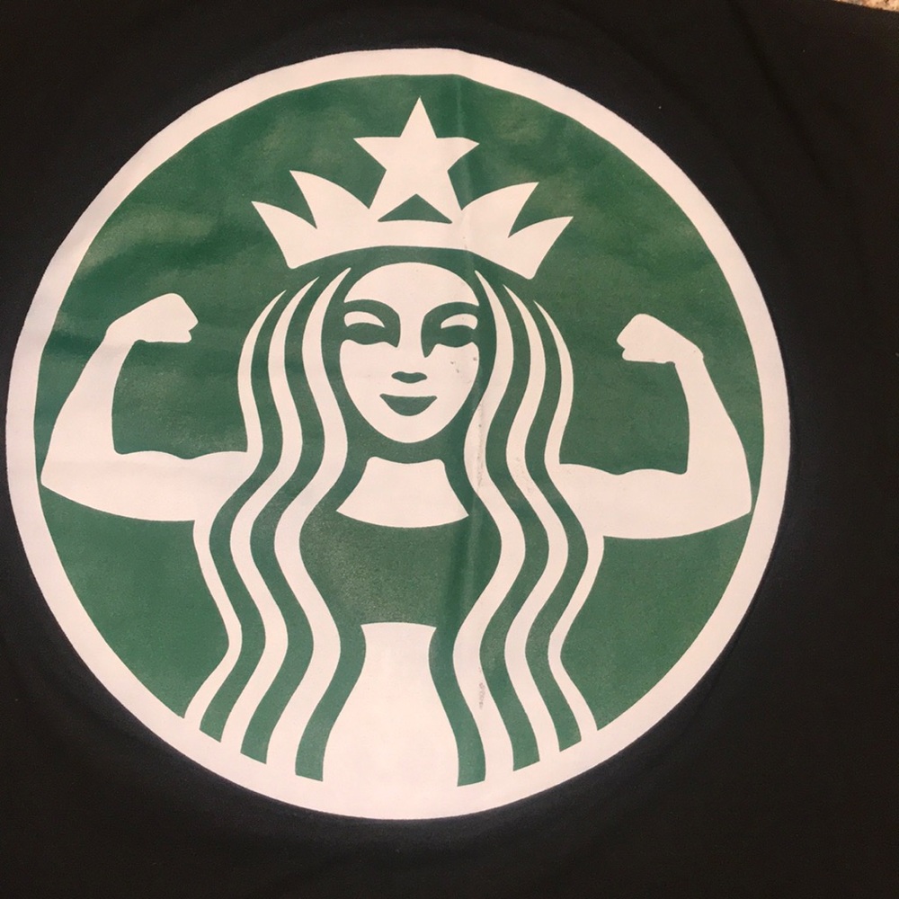 Starbucks muscle tank top